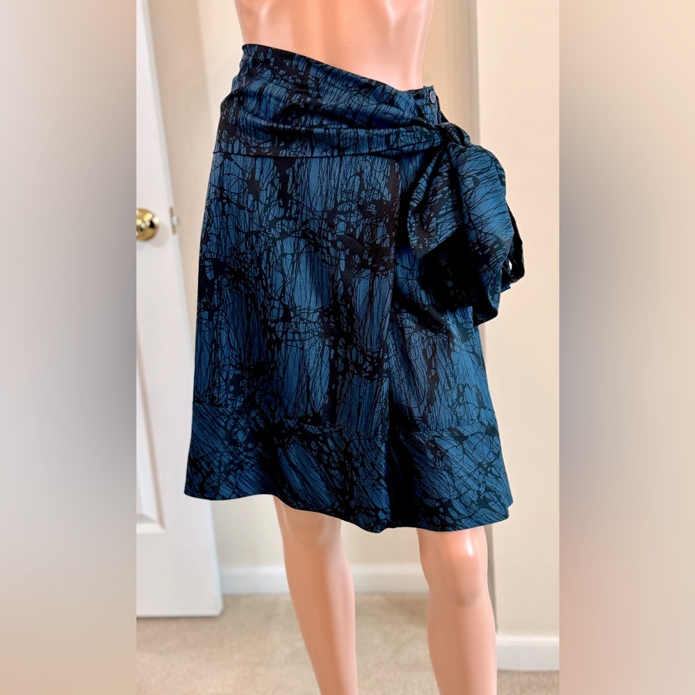 Marc Jacob’s $325 Designer Silk Floral Skirt Luxury Avant Garde Glam Size 12